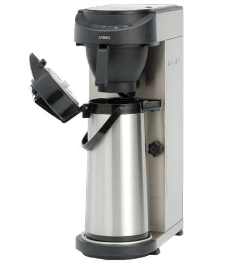 Animo MT100 Filterkaffeemaschine Edelstahl schwarz