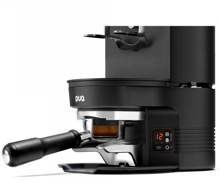 Puqpress M3 Tamper 58 mm Schwarz für Mahlkönig E65S