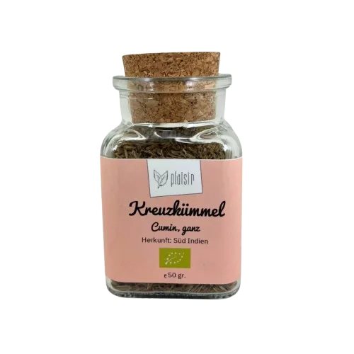Mondo del Caffè Kreuzkümmel ganz Bio Glas Gewürz