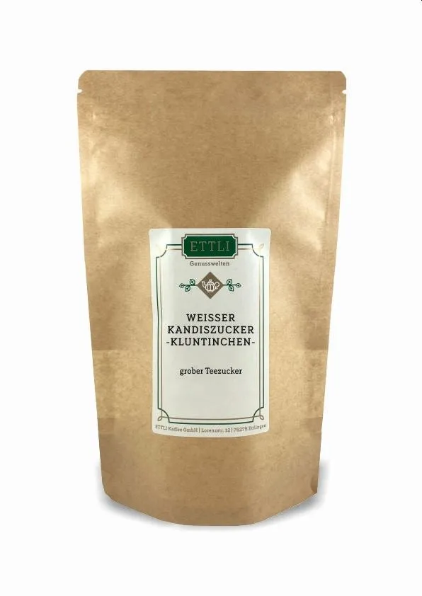 ETTLI Kluntinchen Kandiszucker weiß 250 g Tee