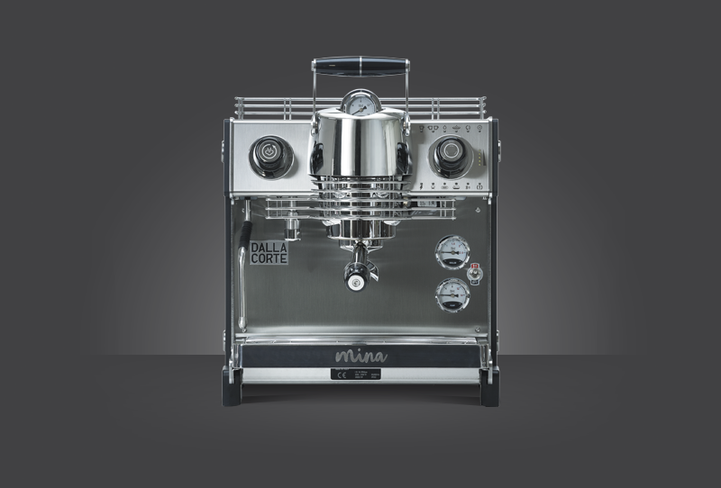 Dalla Corte Mina Siebträgermaschine Schwarz Espressomaschine