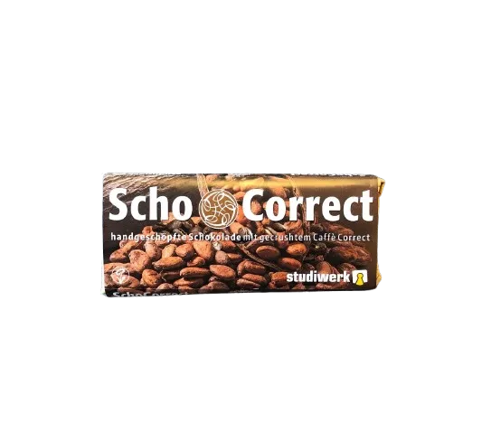SchoCorrect Tafelschokolade Zartbitter 70% Kaffeebohnen