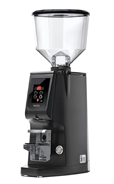 Eureka Atom W 65 Kaffeemühle Schwarz mit Waage