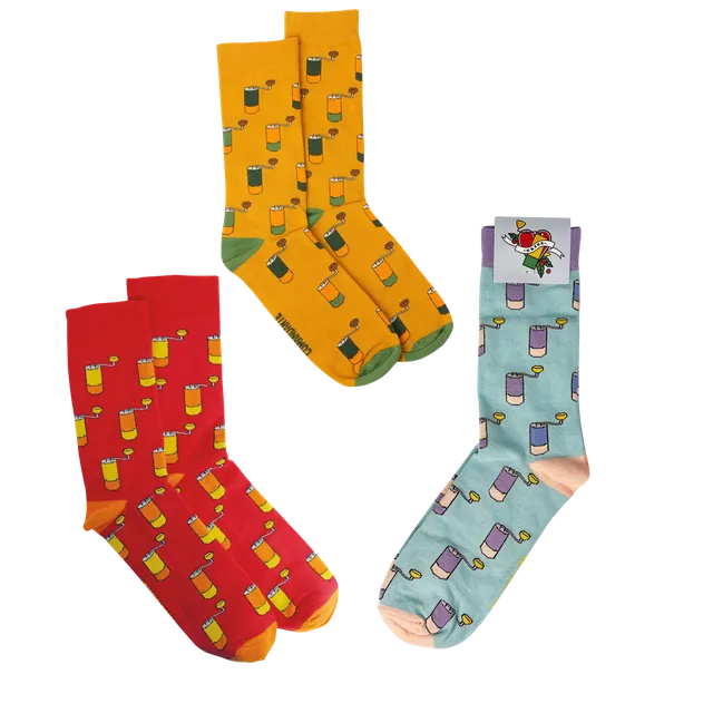 Comandante Kaffee Socken 42-46 Baumwolle Pastel