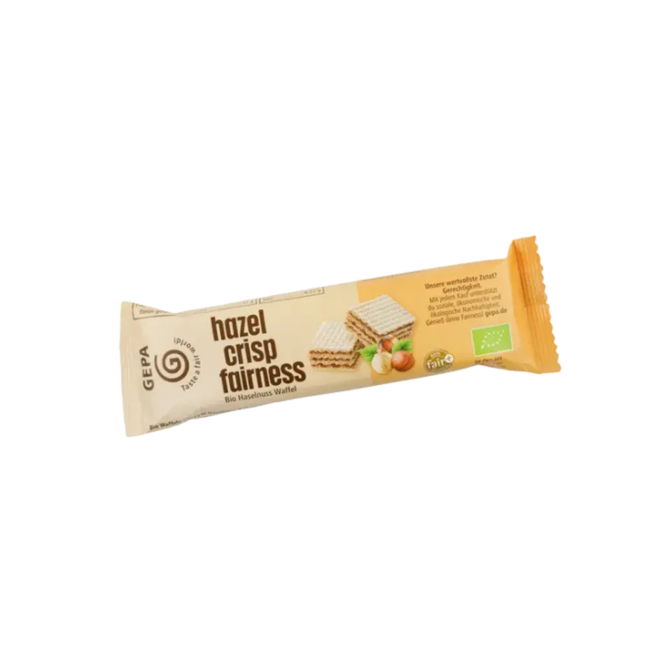 GEPA Bio Haselnusswaffeln Crossita Doppelpack 2x20 g