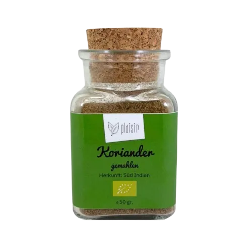 Mondo del Caffè Feinkost Koriander gemahlen Bio Glas