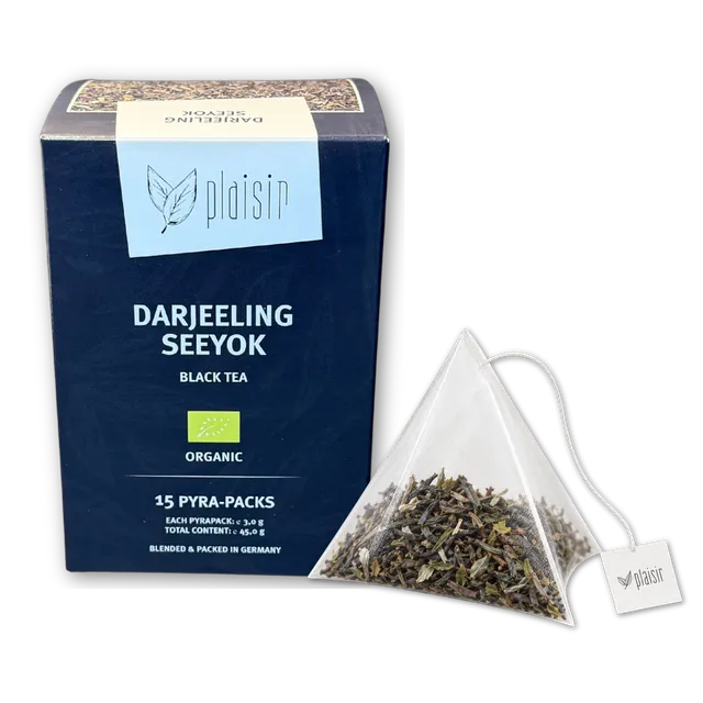 Plaisir Bio Darjeeling Seeyok Schwarztee First Flush