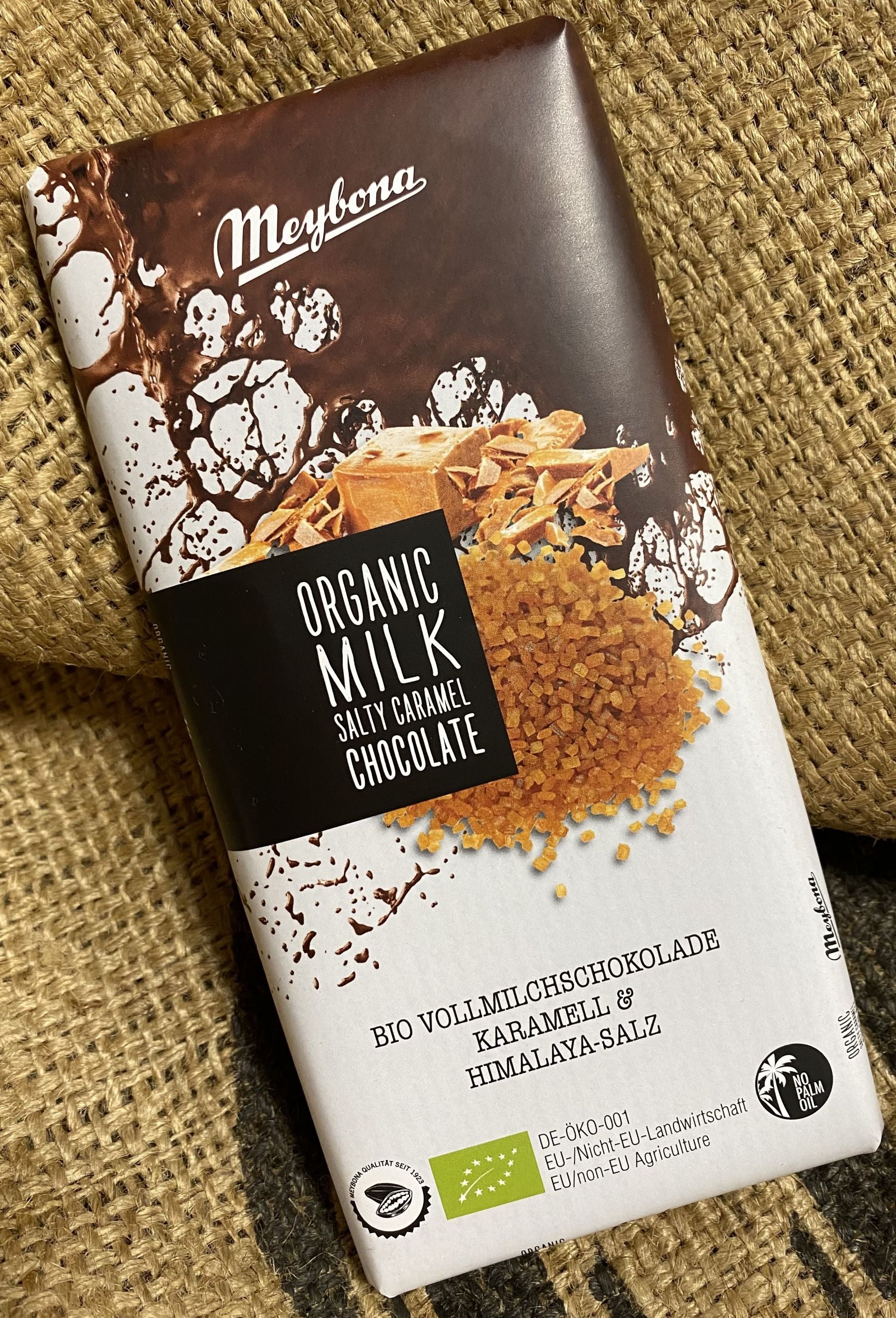 Meybona Bio Schokolade Salty Caramel Vollmilch 100 g