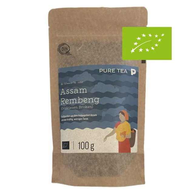 ETTLI Assam Rembeng Bio Schwarztee 100 g malzig