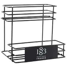 Maison Routin 1883 Sirup Rack Metall schwarz für 6 Flaschen