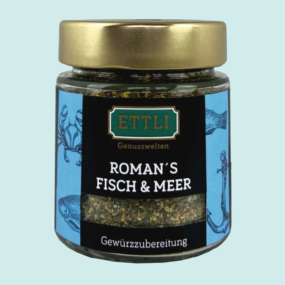 ETTLI Roman's Fisch & Meer Gewürz 60 g Schraubglas frisch
