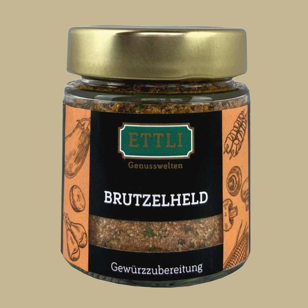 ETTLI Brutzelheld Gewürz 90 g Schraubglas Paprika