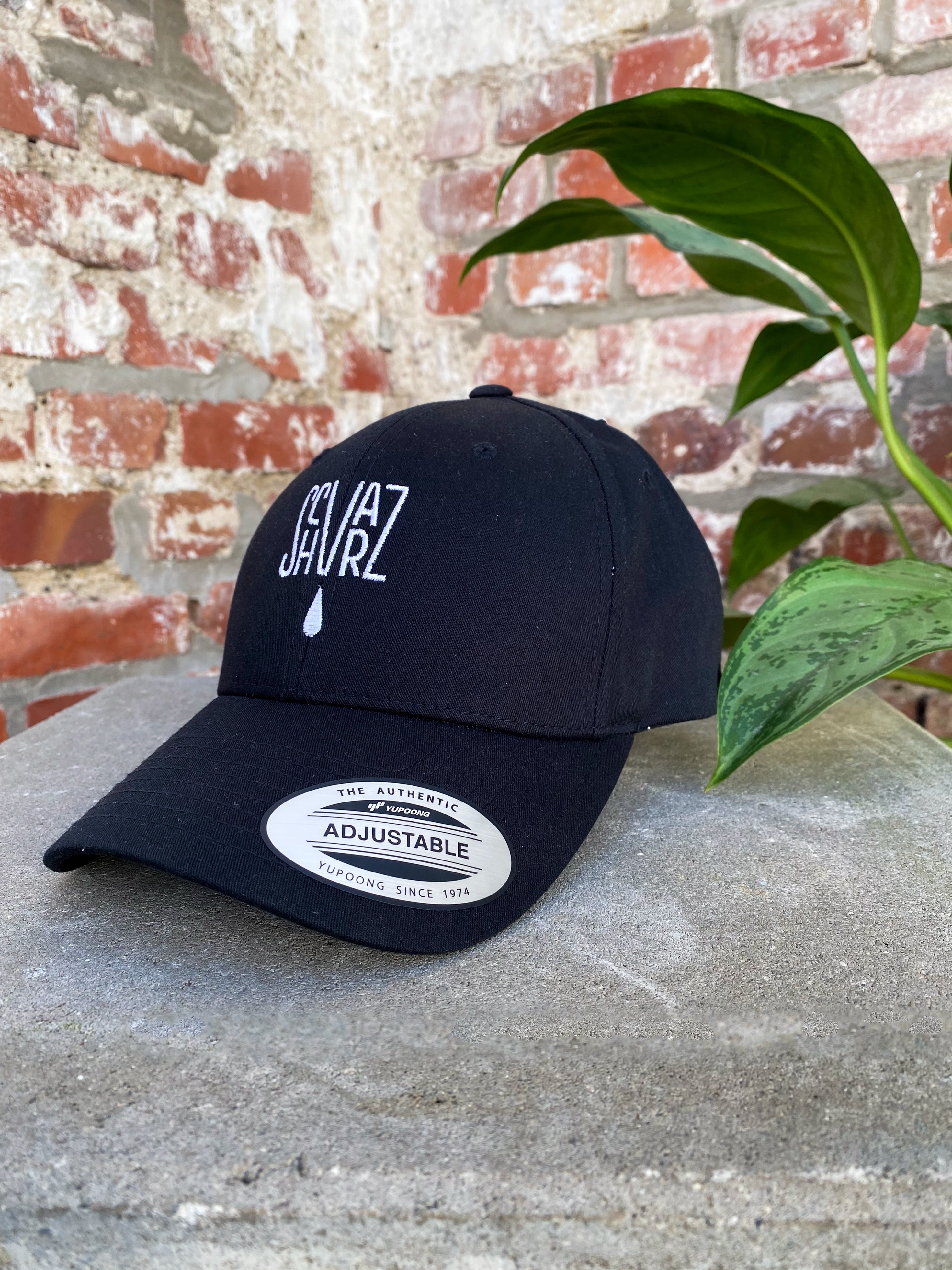 Schvarz Cap Dad Cap schwarz Baumwolle