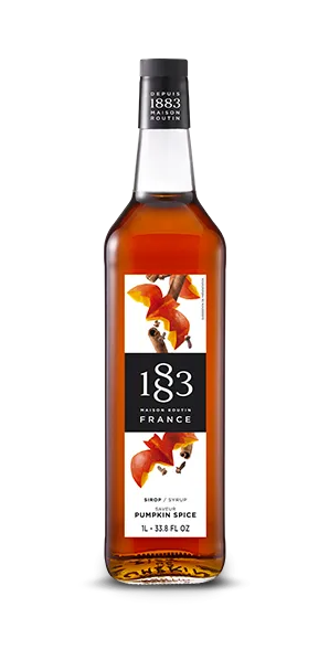 1883 Maison Routin Pumpkin Spice Sirup Rohrzucker 1 L