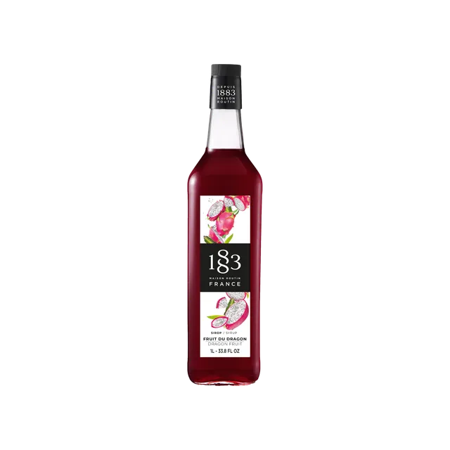 Maison Routin 1883 Drachenfrucht Sirup pinke Farbe