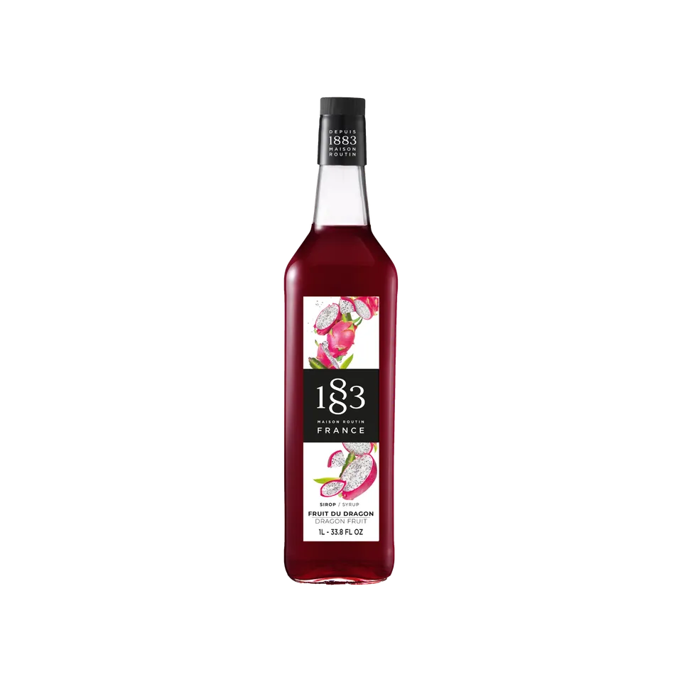 Maison Routin 1883 Drachenfrucht Sirup pinke Farbe