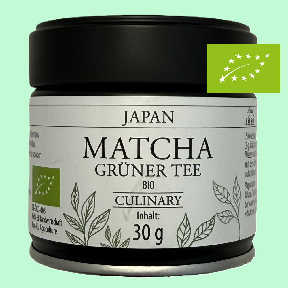 ETTLI Bio Matcha Grüntee Pulver 30 g Culinary Grade Japan