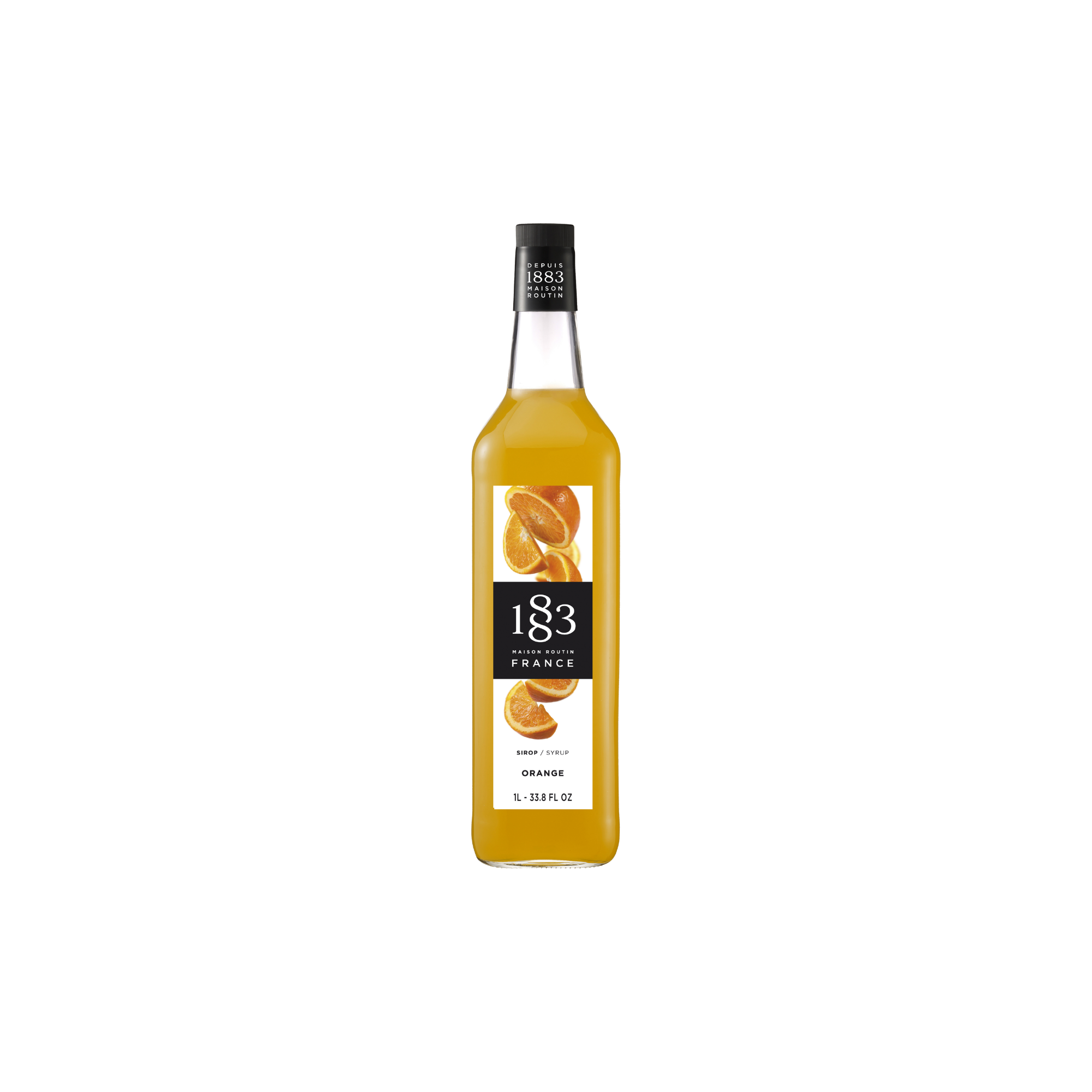 Maison Routin 1883 Orange Sirup Orangen 1 L Rohrzucker