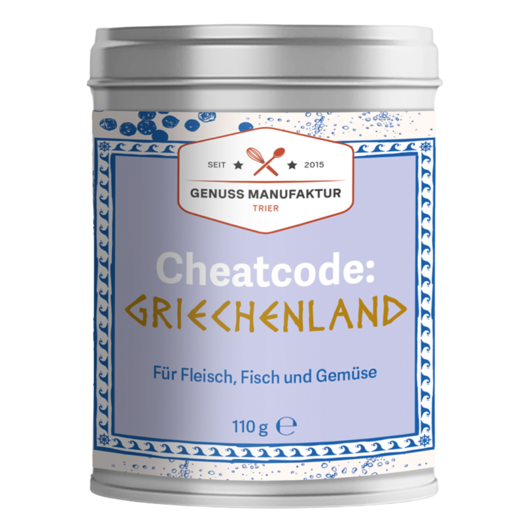 Cheatcode Griechenland Gewürzmischung 110g Dose griechisch