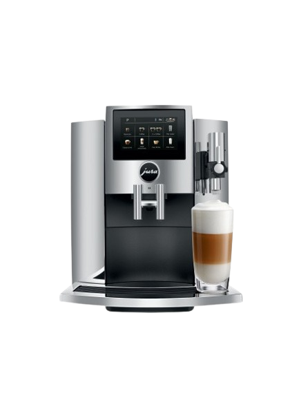Jura S8 Kaffeevollautomat Platin Touchscreen-Vollautomat