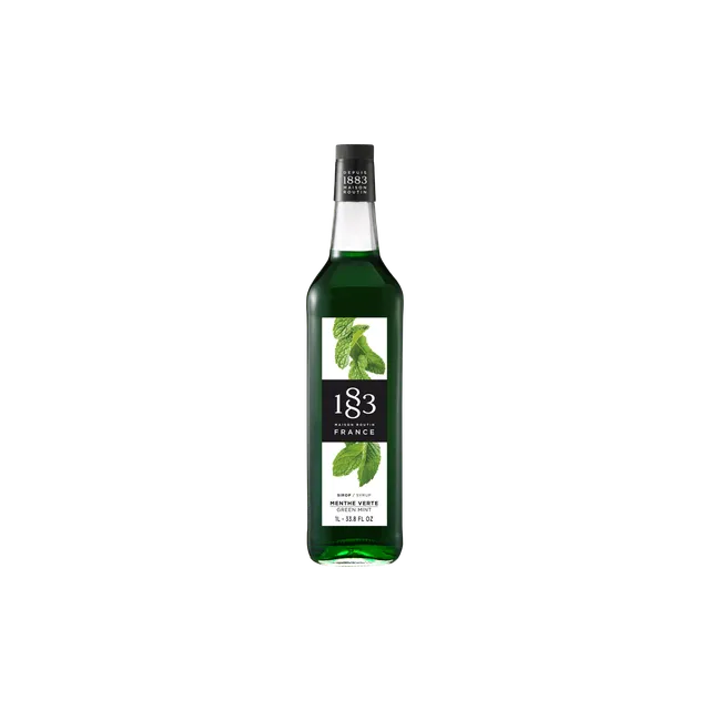 1883 Grüne Minze Sirup Rohrzucker 1L für Cocktails