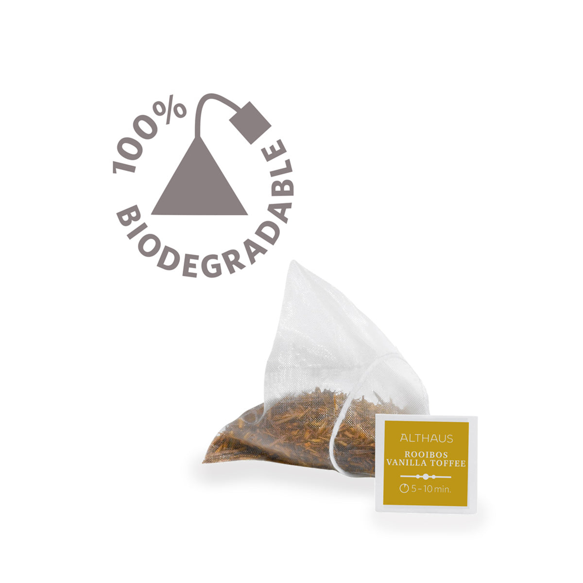 Althaus Rooibos Vanilla Toffee Tee 15 Pyra Pack koffeinfrei