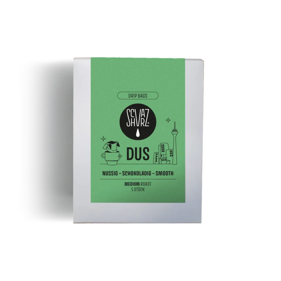 Schvarz DUS Drip Bag Filterkaffee Einzeln nussig
