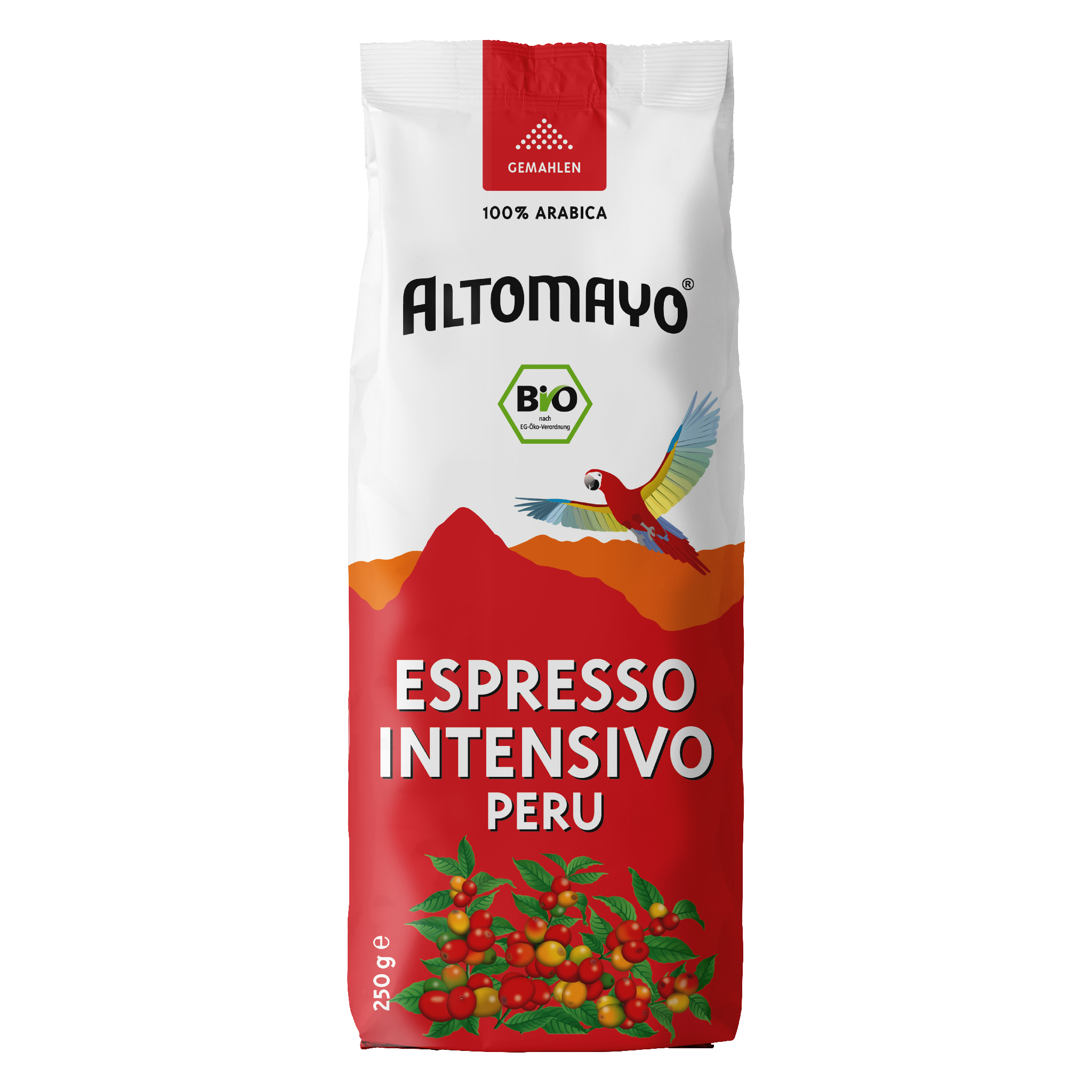 Altomayo Bio-Espresso Intensivo Peru Espresso gemahlen 250 g