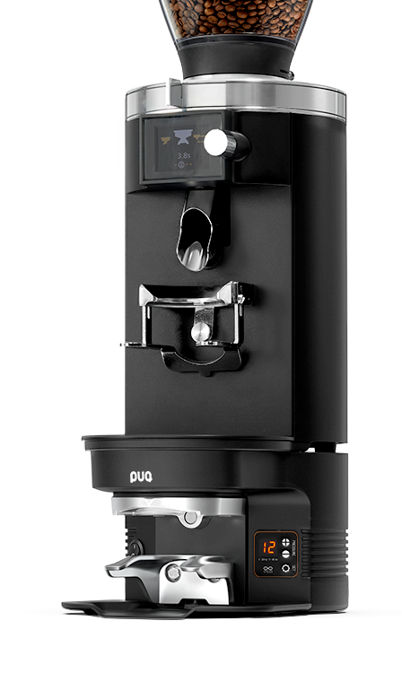 Puqpress M3 Tamper 58 mm Schwarz für Mahlkönig E65S