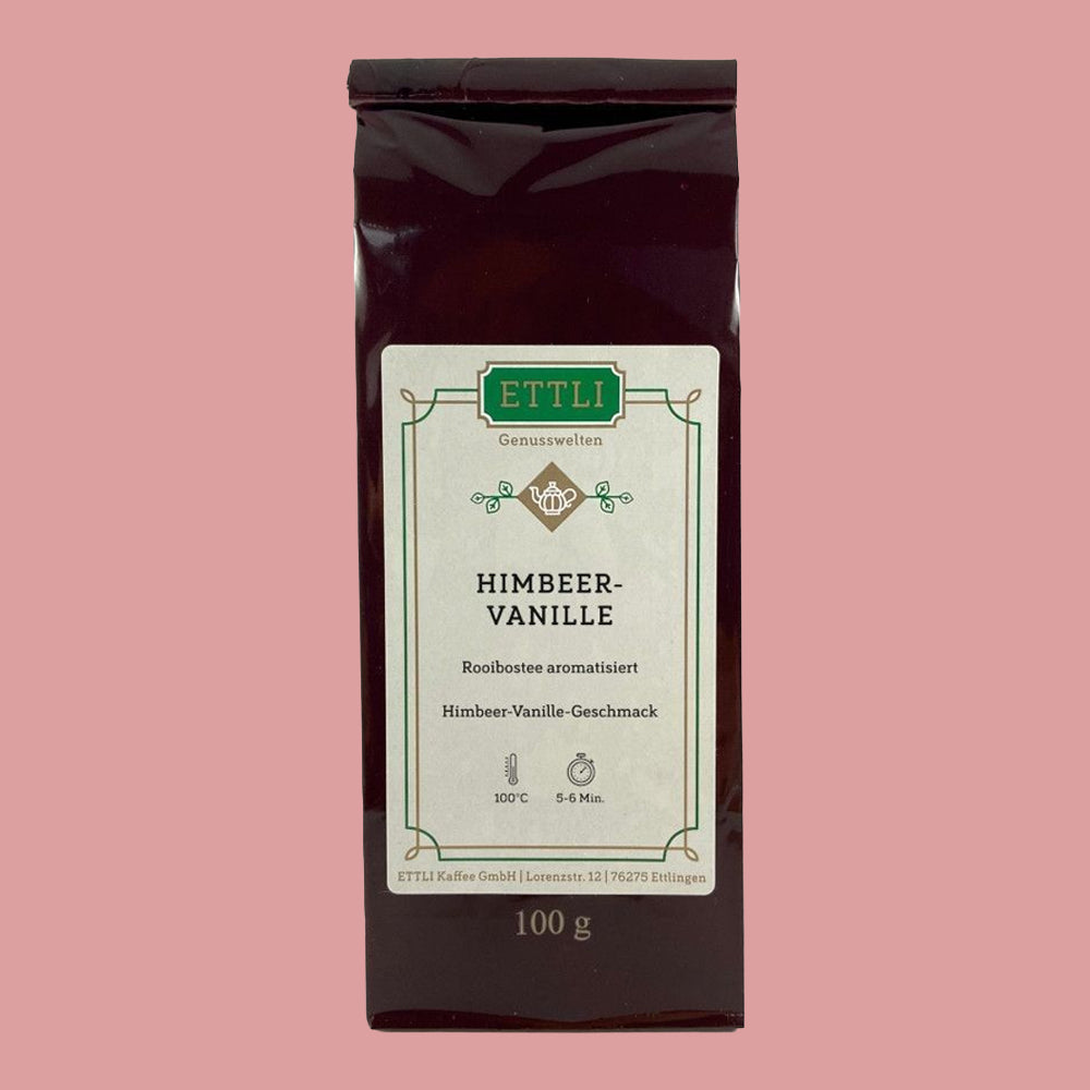 ETTLI Himbeer-Vanille Rooibostee 100 g koffeinfrei