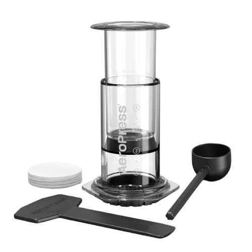AeroPress Clear Filterkaffeemaschine transparent 100 Filter