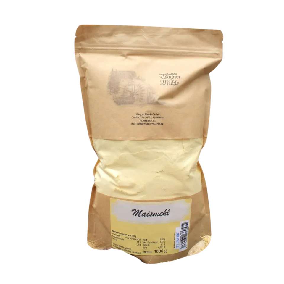 Wagner Mühle Maismehl fein gelb glutenfrei 1 kg