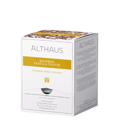Althaus Rooibos Vanilla Toffee Tee 15 Pyra Pack koffeinfrei