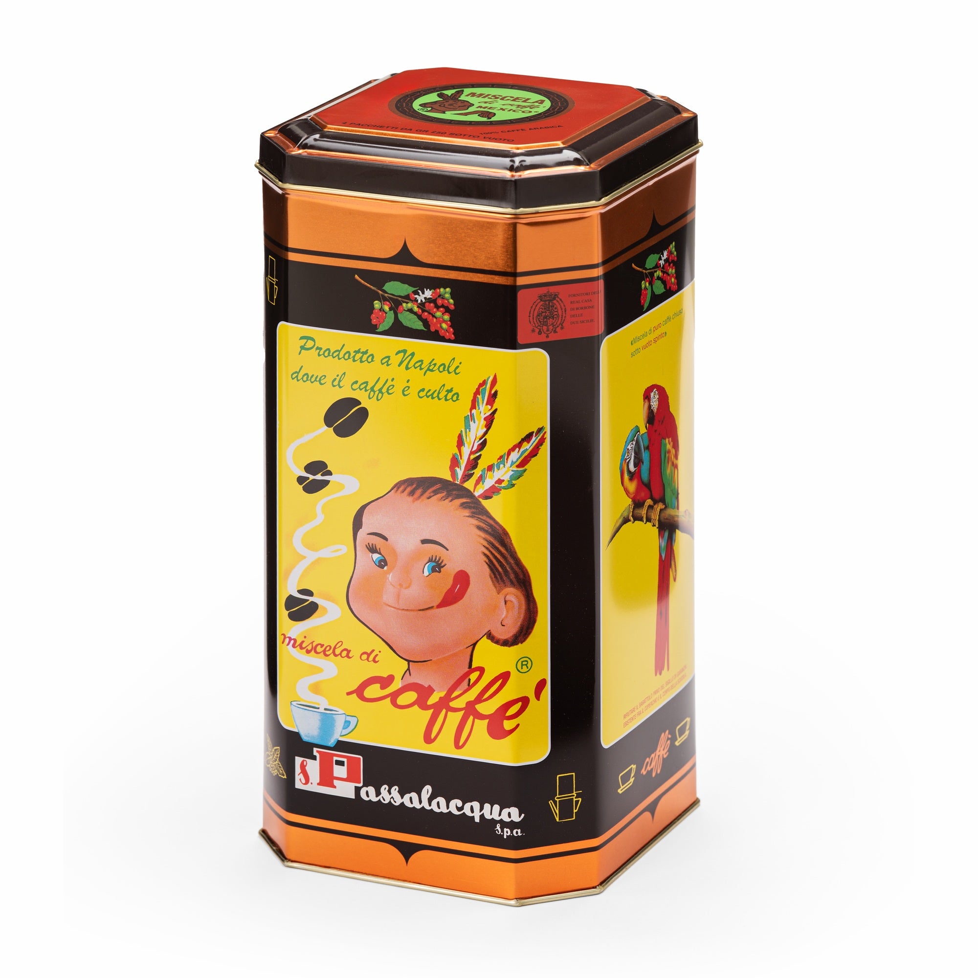 Passalacqua Mexico Kaffee gemahlen 1kg Dose fruchtig