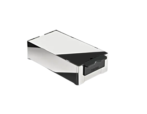 Eureka Mignon Sudschublade Knockbox Edelstahl Tampingstation