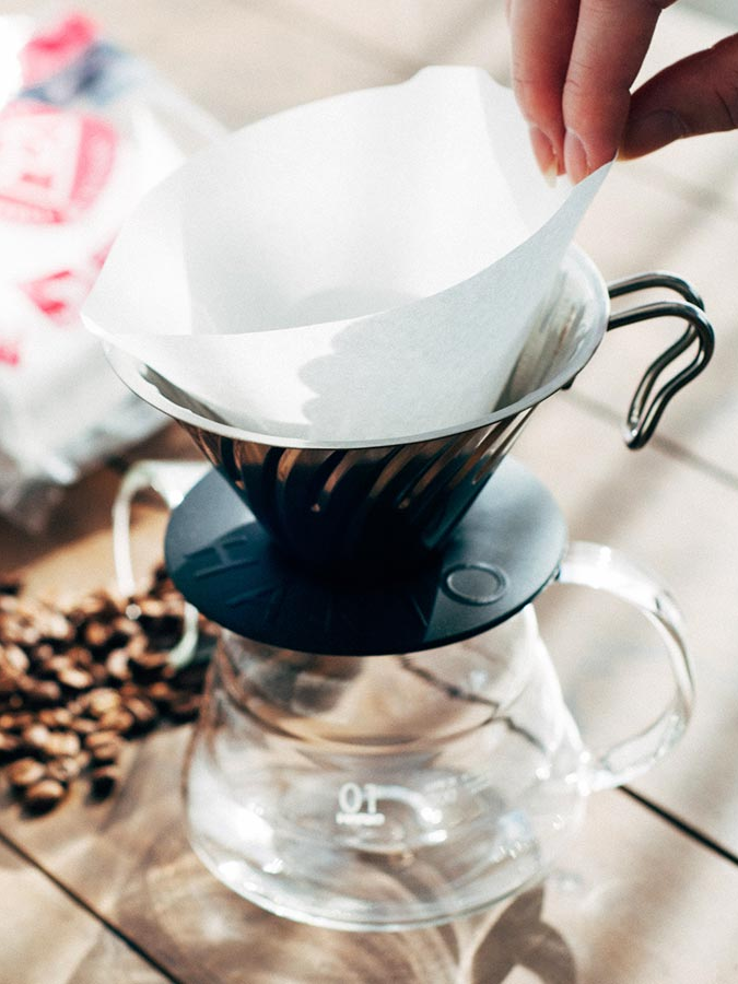 Hario V60 01 Kaffeefilter Papier 100 Stück feinporig