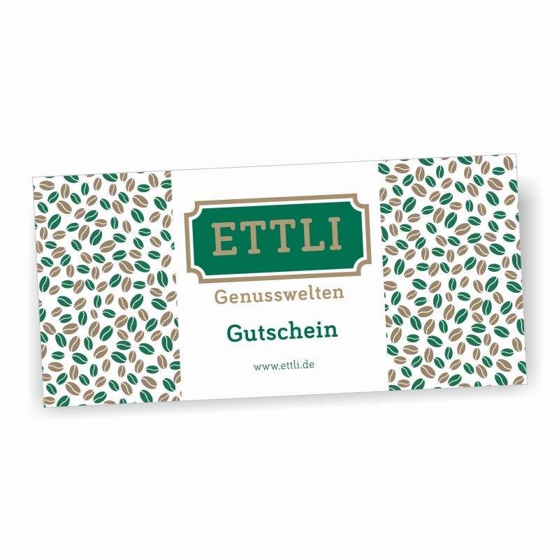 ETTLI Wunschgutschein Warenwertgutschein 10 € Online Geschenk