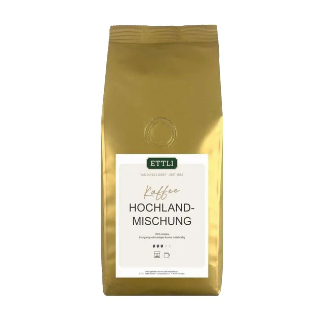ETTLI Hochland Mischung Kaffee Bohnen 500g mild