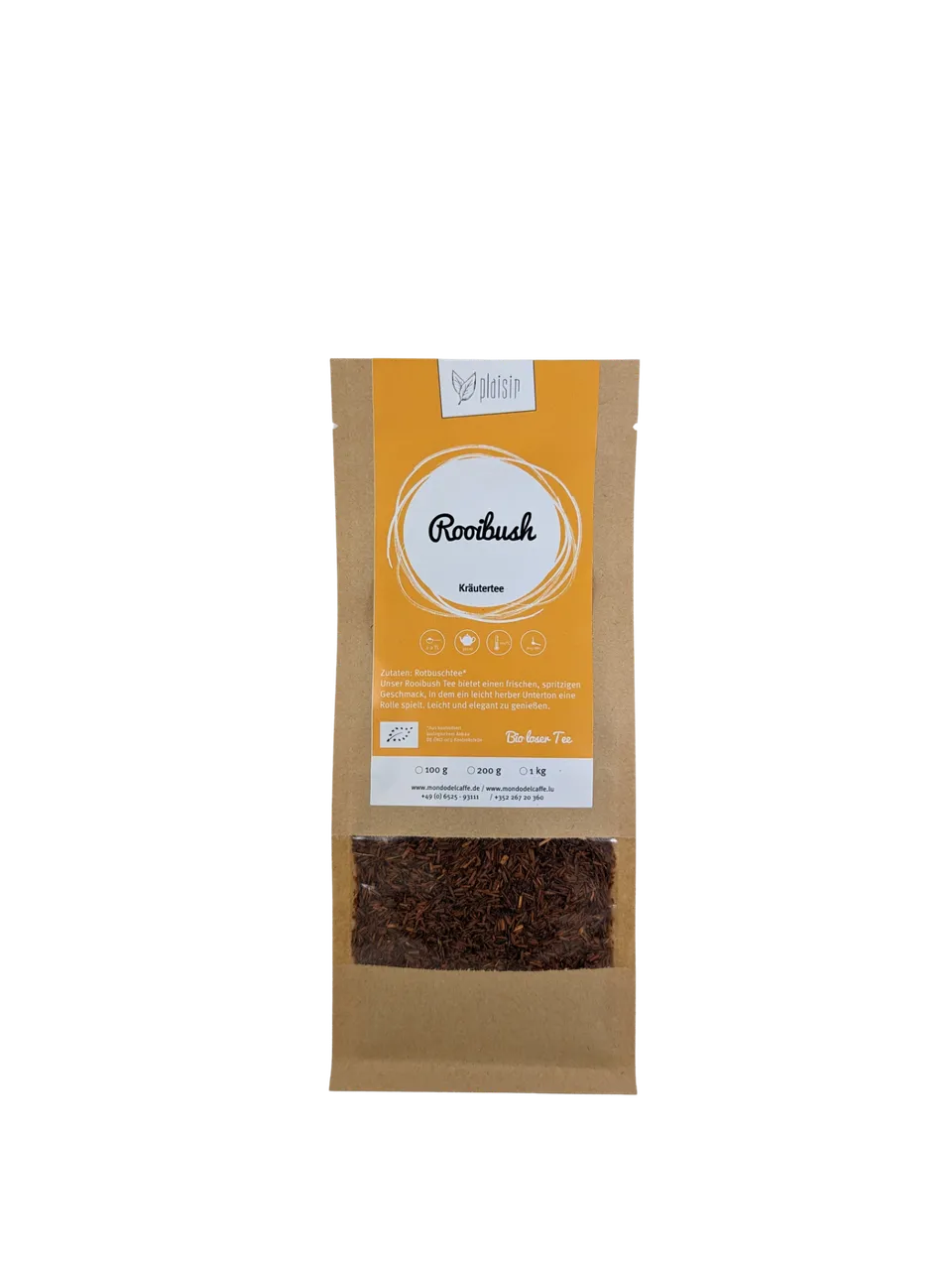 Mondo del Caffè Rooibush Bio Rotbuschtee 100 g lose