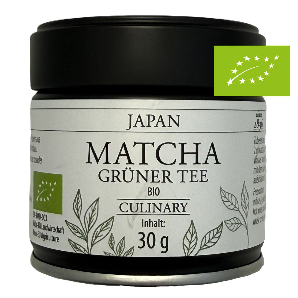ETTLI Bio Matcha Grüntee Pulver 30 g Culinary Grade Japan