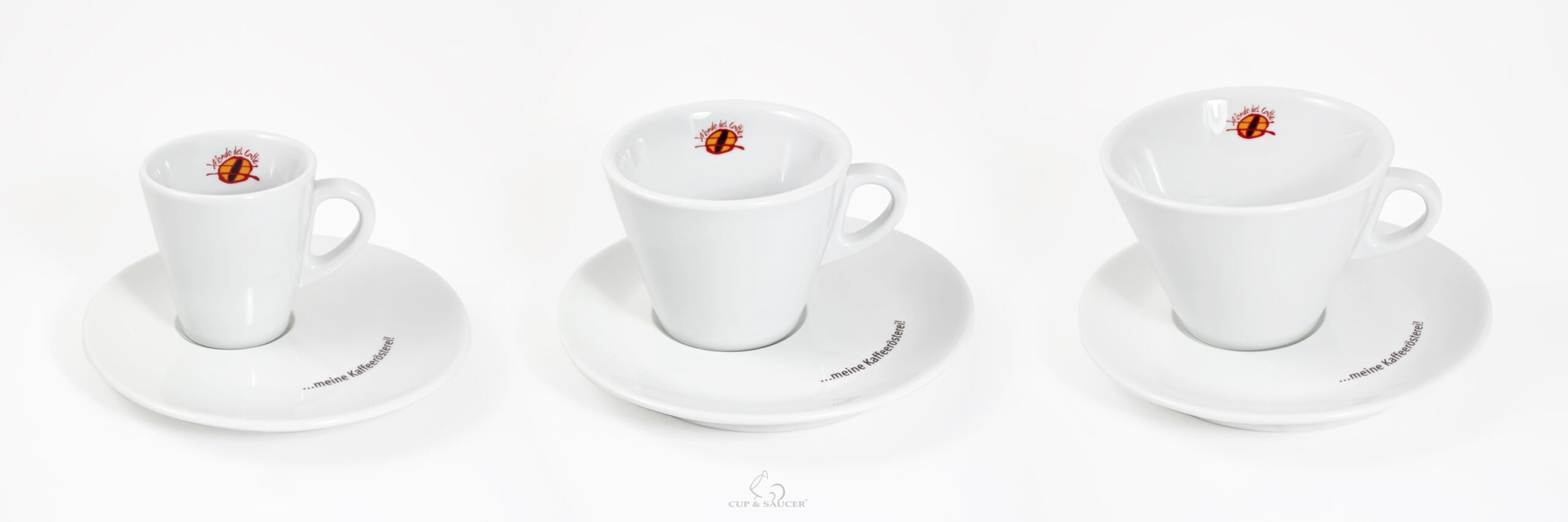 Mondo del Caffè Espressotasse Porzellan Untertasse