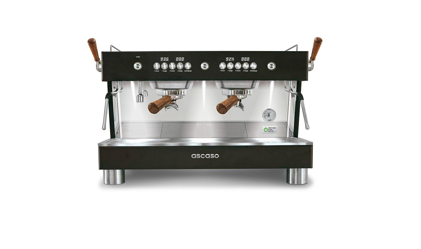 Ascaso Barista T Plus Espressomaschine Schwarz 2 gruppig