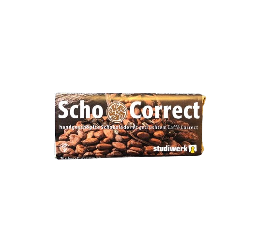SchoCorrect Tafelschokolade Zartbitter 70% Kaffeebohnen