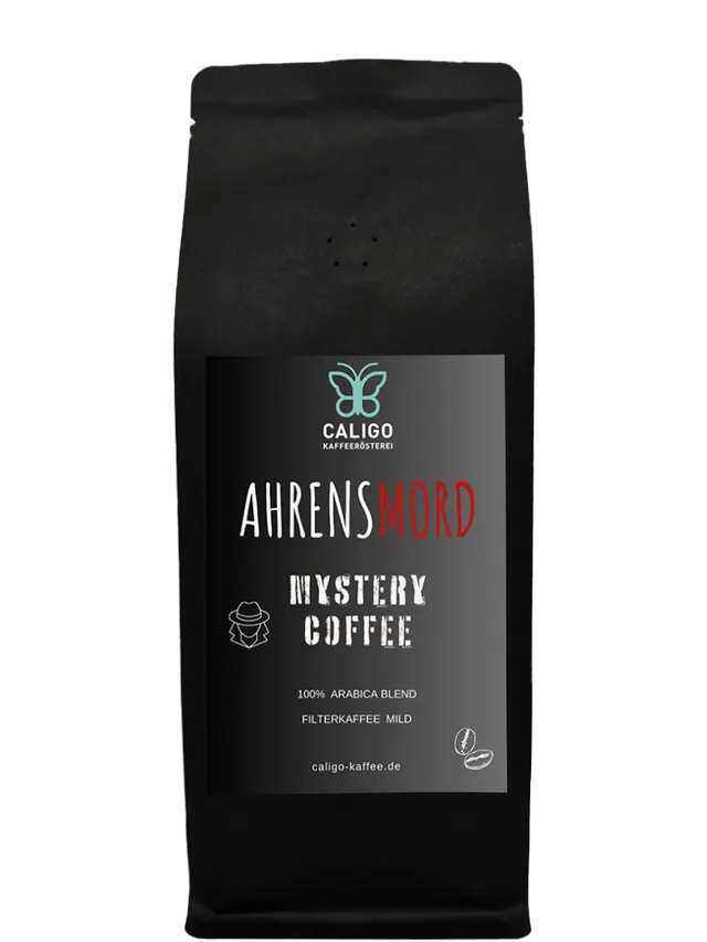 Caligo Filterkaffee Ahrensmord Mystery Coffee 250g nussig