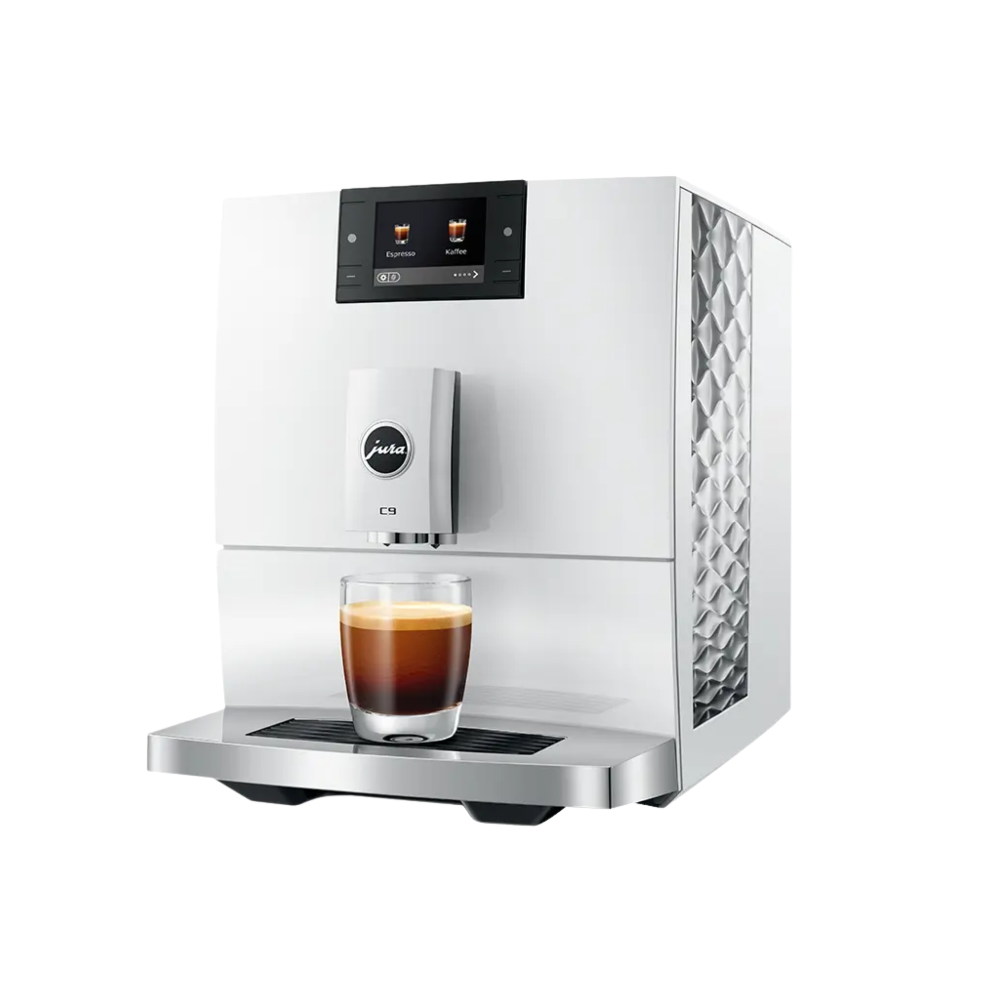 Jura C9 Kaffeevollautomat Piano Black 17 Spezialitäten