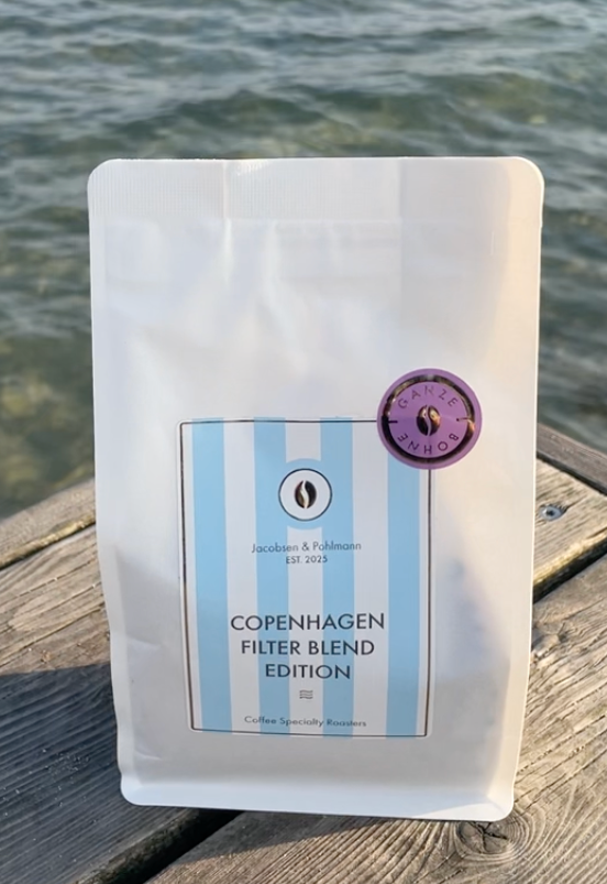 Caligo Jacobsen & Pohlmann Copenhagen Filter Blend Filterkaffee 250g Bohnen mild