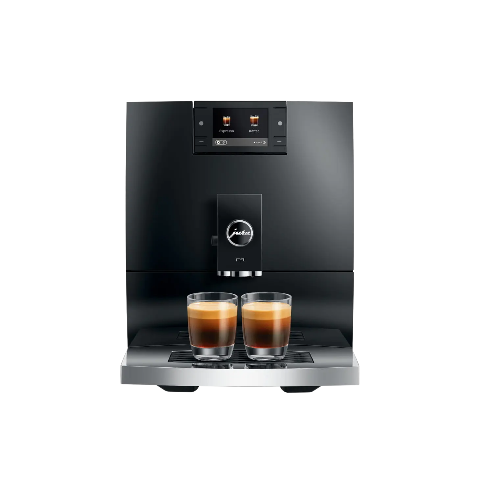 Jura C9 Kaffeevollautomat Piano Black 17 Spezialitäten