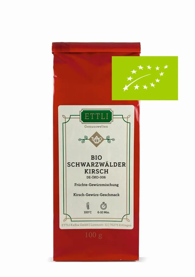 ETTLI Schwarzwälderkirsch Früchtetee Bio 100 g Kirsche