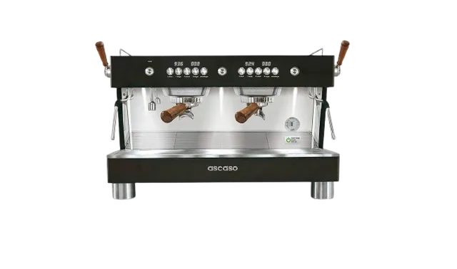 Ascaso Barista T Plus Espressomaschine Schwarz 2 gruppig