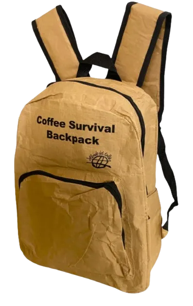Mondo del Caffè Coffee Survival Backpack Kraftpapier